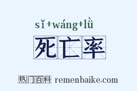 死亡率是什么意思的图片